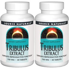 소스내추럴스 트리뷸러스 남가새 추출물 750mg 테블릿, 2개, 30개