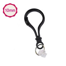 디폼블럭10mm165개 세트&부자재증정, H11_10mm 투명블럭+고리검정색(10개), 1개