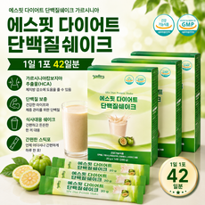 에스핏 다이어트 단백질쉐이크 스틱형 14일분 웰러스 4종 프로틴쉐이크 산양유 가르시니아 나이아신 판토텐산 GMP 건강기능식품 단백질보충제 Sfit diet protein shake, 3세트