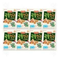 해호 아이배냇 곡물친구 고구마 40g, 감귤맛, 8개