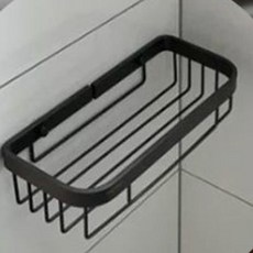 廚房置物架 抹布架 瀝水架 免打孔壁掛收納架 帶接水盤, 1個, 槍灰鏤空款,時尚款抹布架