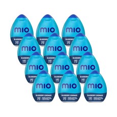 미오 액상 물 첨가제 블루베리 레모네이드 48ml (12 MiO Liquid Water Enhancer Blueberry Lemonade 1.62 Ounce (Pack of