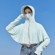 DFMEI 冰絲防曬衣女新款夏季防紫外線防曬服薄防曬衫大帽檐防曬衣女, 均碼80-130斤