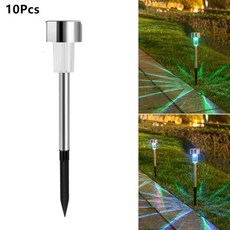 태양 정원 야외 전원 램프 방수 풍경 마당 잔디 장식, 1개, 2. Multicolor