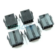 小白的生活工場*PCI-E/主機板 8PIN 改裝用電源母座接頭1包5顆(黑色)*, 1個
