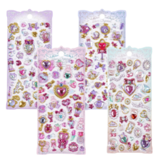 크랜브랑 트윙클 큐빅 비즈 하트 진주 DIY 쥬얼리 폰꾸 다꾸 탑꾸 보석스티커, 4개, 프린세스라인