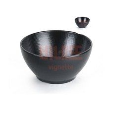 업소용 멜라민 무광블랙 면기 4호 업소용국그릇