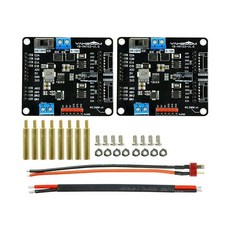 DC 모터 드라이브 모듈 2채널 로봇 자동차 키트 전자 디자인 경연 보드 프로젝트 1세트, 2 개 module cable