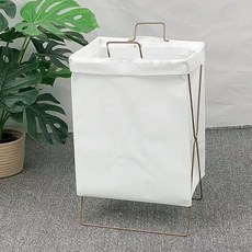 可摺疊髒衣服收納筐髒衣簍臥室ins家用洗衣髒衣籃宿舍衛生間浴室, 【小號】-無蓋【純白色】