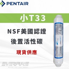 【寶寶淨水】Liquatec 小T33 NSF認證 後置活性碳, 1個