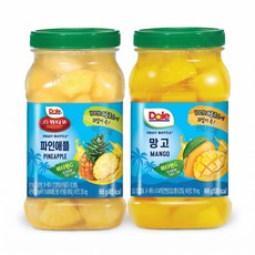 Dole 돌 후룻바틀 혼합 666g x 2개 (파인애플1 망고1)