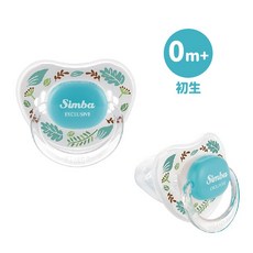 小獅王辛巴 Simba 夜光奶嘴鍊, 1個, 蘿蔓安撫奶嘴-初生(天藍)