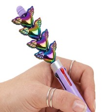 핼로듀 하트날개 비즈 10p 악세사리부자재, 레드