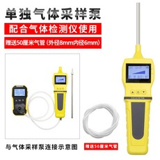 保時安 四合一氣體檢測儀 有毒有害可燃氣體 有限空間空氣濃度氧含量報警器, 外置氣體採集泵【不含主機】, 1個
