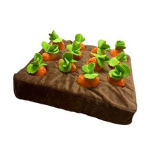 狗狗拔蘿蔔玩具 - 寵物互動益智遊戲，柔軟舒適材質，鮮豔色彩設計, 蘿蔔, 1套