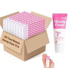 Fafortune 여성용 면도 크림 벌크 트래블 1온스 30ml 젤 건성 피부 관리 여행 손님용 자스민 5팩 277374