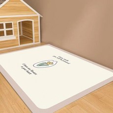 寵物地墊 寵物墊 寵物地毯 寵物防滑地墊 寵物睡墊 寵物防尿墊 免洗PVC防水耐磨地墊, 1個, 粉色白铃花（一抹净),60*90厘米