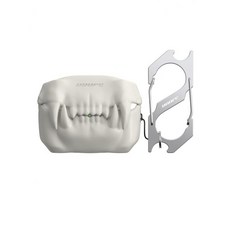 특이한 에어팟 프로 케이스 백골 치아 모양 실리콘 보호 CreativeHuyaAirpodsApple이어폰쉘실리콘보호커버[pro/pro2에만적합]