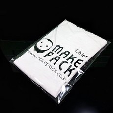 [메이크팩] pp폴리백 (접착있음) 투명하고 빳빳한 재질 45x68+4 cm 200장, 1개, 투명