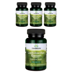 Swanson 斯旺森 30億CFU加氏乳桿菌素食膠囊, 60顆, 4罐