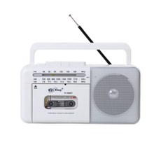 코비 레트로 카세트 클래식 라디오 올인원 플레이어 CMC-350F, 02.블랙테이프디스크포함