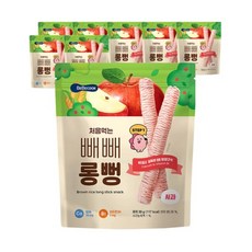 베베쿡 처음먹는 빼빼롱뻥 유아과자 30g, 사과, 40개