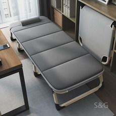 회사 낮잠 의자 침대 점심시간 간이 휴식의자 접이식 소파, 4. 그레이 75cm 파일 패드