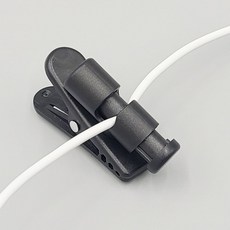 이어폰 마이크선 헤드폰 줄 고정용 집게 홀더, 소형, 본상품선택, 소형