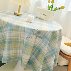 [오마누] 식탁보인테리어 고급식탁보 식탁매트 식탁보 옐로우그린