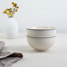 시라쿠스 메이플 시리즈 국그릇 대접, 2P, 코지그레이