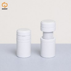 그래픽카드 지지대 받침대 원형, 소형 화이트