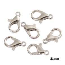 랍스터 고리 연결 고리 50개입, 1개, 21mm
