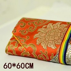 佛經收納袋 佛教包經布蓋經布經書布 佛經袋抄經書袋 經文袋 抄經桌布, 60CM紅色