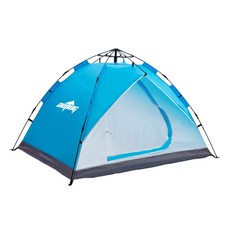 연필트리 텐트 팝업텐트 원터치텐트 자동텐트 피크닉텐트 그늘막텐트, 베이직오토텐트 2-3인용 스카이블루