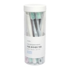 이중 초미세모 칫솔 12P 부드러운모칫솔 칫솔세트, 1개