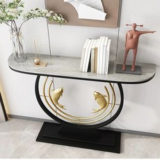 금장 대리석 콘솔 대형 금장콘솔 현관 복도 인테리어 협탁, K. 이탈리아 그레이 120x30x80