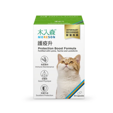 木入森 MORESON 貓咪護疫升，乳鐵蛋白免疫配方，30顆膠囊, 1個