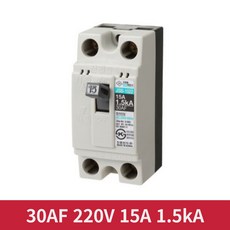 진흥 220V 15A 1.5kA 30AF 산업용 배선차단기 배선용차단기 MCCB 가설