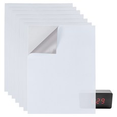 7개 PET LED 빛막이 스티커 LED 불빛차단 암막스티커 화이트 170x130x0.1mm, 하얀색