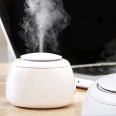 미니 초음파가습기 탁상용 휴대용 풍부한가습량, 블루