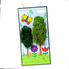 [하늘다원]스칸디아모스 봄액자 만들기/3매, 본상품