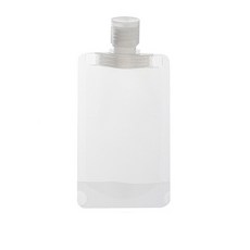 液體分裝袋 旅行分裝袋 吸嘴袋 分裝瓶 出差便攜 分裝袋 沐浴旅行組 收納袋 盥洗分裝袋 旅行攜便袋, 1件, 分裝袋, 【加厚款100ml】