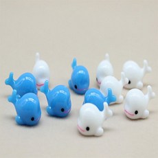 화니 테라리움 어항 화분 장식 미니어처 돌고래 피규어 5p 어항 꾸미기, 블루