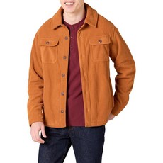 Amazon Essentials 남성용 긴소매 폴라 플리스 셔츠 재킷 겨울용 너트맥 XS138634