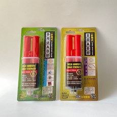 多用途AB膠 快乾 強力膠 針筒式 不沾手 防水 不生鏽 台灣製造 不導電 可上漆, 1個, 139854