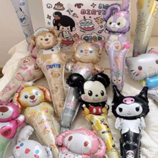 캐릭터 막대 응원 풍선 행사용품 어린이파티 축제용품 20개입 랜덤, 1개, 랜덤20개입