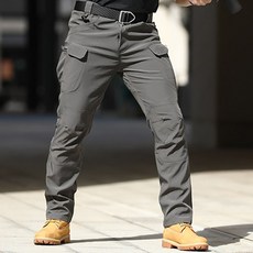 [남자 여름 전용] 택티컬 팬츠 기간 특별 남성용 고탄력 방수 전술 바지