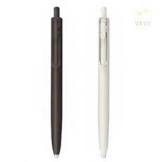 10개입 블랙잉크 UNI볼펜 그립감좋은볼펜 노크볼펜 얇은볼펜, F.그레이 0.38