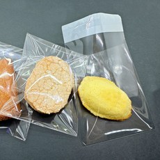 더블슬릿 접착식 OPP 무지 투명 쿠키 포장 봉투 10 x 12 cm, 400매입