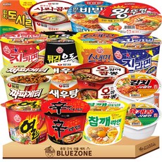 큰컵라면 용기 B세트 진라면매운 진라면순한 참깨라면 스낵면 열라면 오뚜기튀김우동 신라면 새우탕 짜파게티 육개장사발 김치사발 해물라면 팔도비빔 도시락 김치도시락 왕뚜껑 라면스틱, 1개